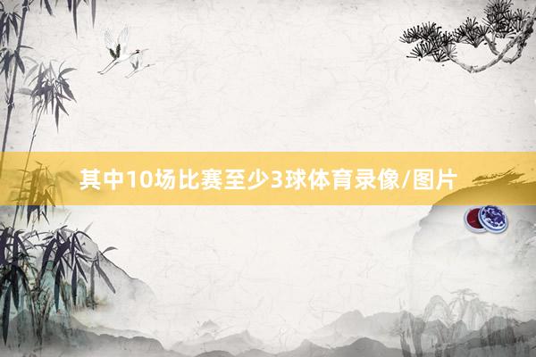 其中10场比赛至少3球体育录像/图片