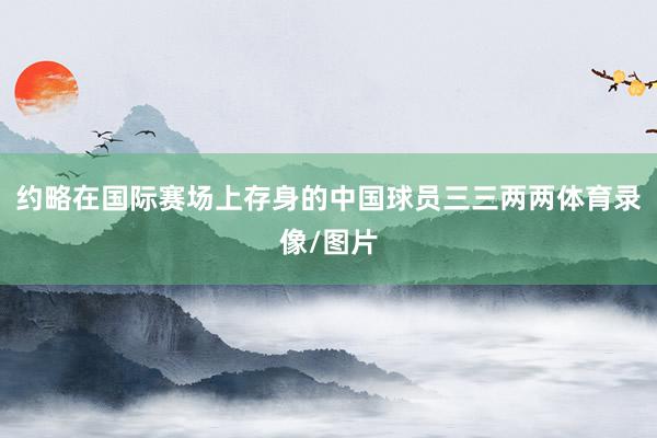 约略在国际赛场上存身的中国球员三三两两体育录像/图片