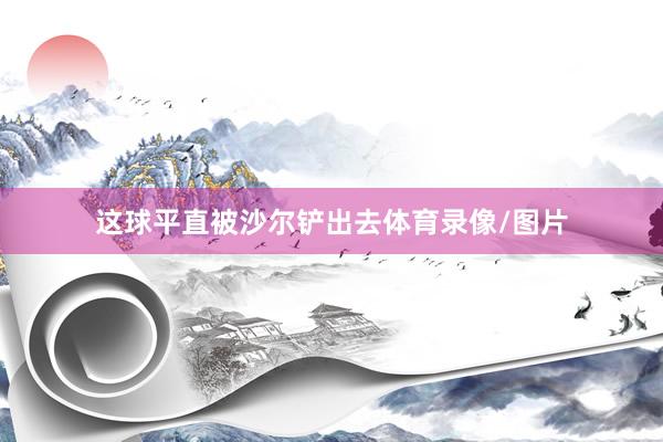 这球平直被沙尔铲出去体育录像/图片