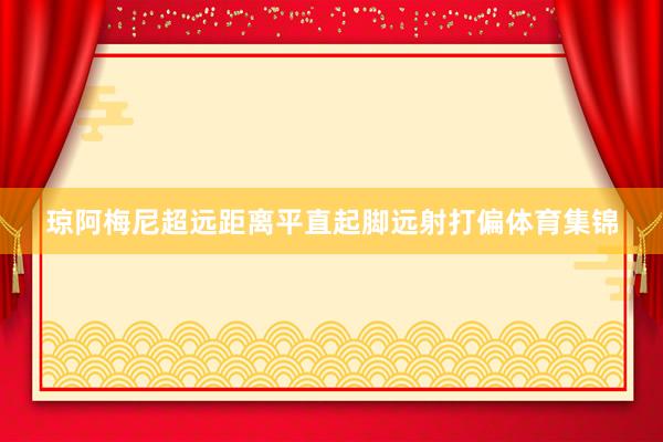 琼阿梅尼超远距离平直起脚远射打偏体育集锦
