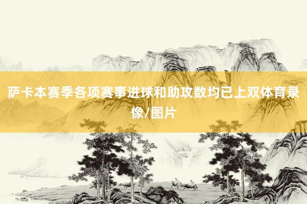 萨卡本赛季各项赛事进球和助攻数均已上双体育录像/图片
