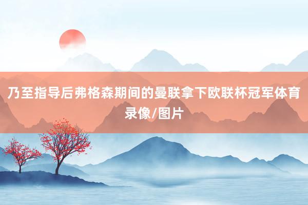 乃至指导后弗格森期间的曼联拿下欧联杯冠军体育录像/图片