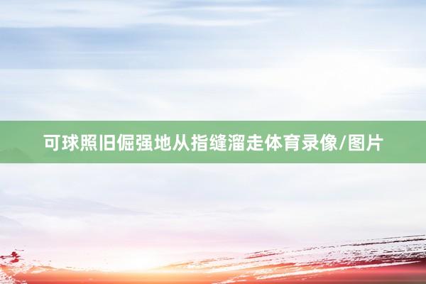 可球照旧倔强地从指缝溜走体育录像/图片