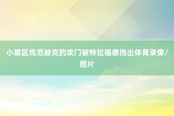 小禁区线范赫克的攻门被特拉福德挡出体育录像/图片