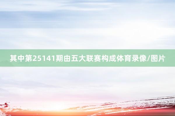 其中第25141期由五大联赛构成体育录像/图片