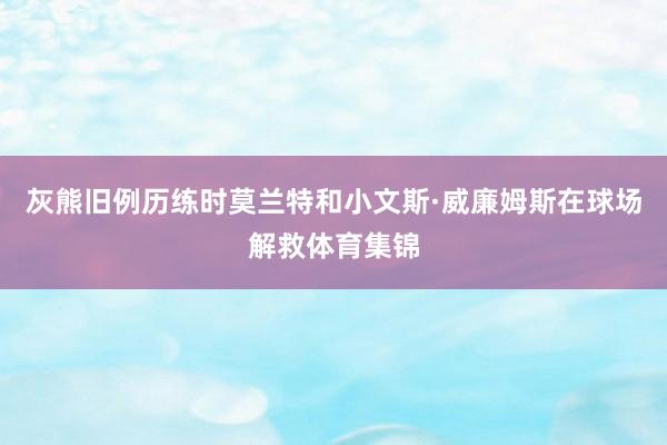 灰熊旧例历练时莫兰特和小文斯·威廉姆斯在球场解救体育集锦