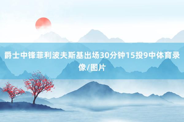 爵士中锋菲利波夫斯基出场30分钟15投9中体育录像/图片
