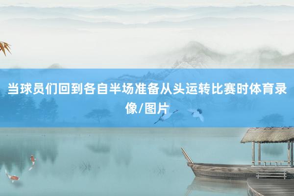 当球员们回到各自半场准备从头运转比赛时体育录像/图片